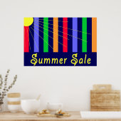 Summer Sale Store Sign Poster (Küche)