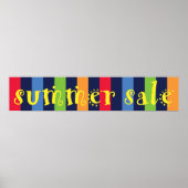 Summer Sale Window Sign Poster (Vorne)