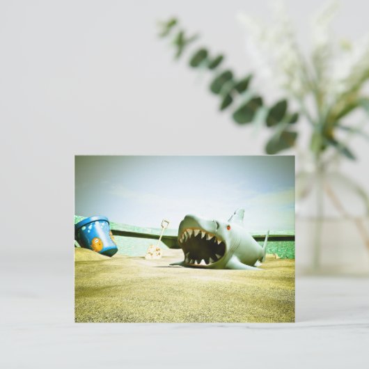 Summer Sand Box Spaß 01 Postkarte (Stehend Vorderseite)