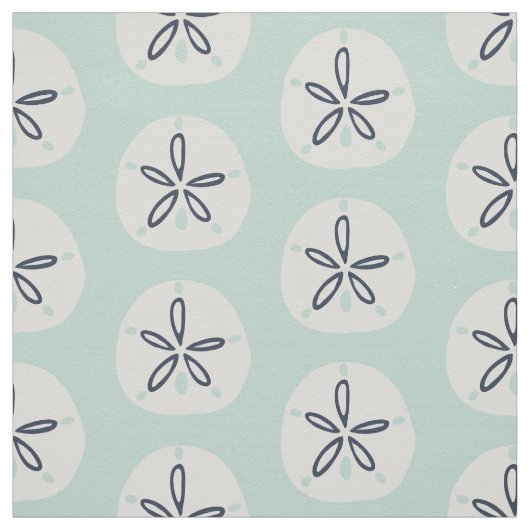 Summer Sand Dollar Cotton Twill Fabric Stoff (Muster)
