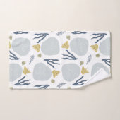 Summer Sand Dollar Seashells Beach Pattern Badhandtuch Set (Handtuch)