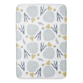 Summer Sand Dollar Seashells Beach Pattern Beach Badematte (Vorderseite Vertikal)