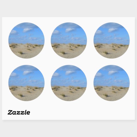 Summer Sand Dune Beach Stickers (Blatt)