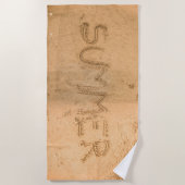 Summer Sand Strandtuch (Vorderseite)