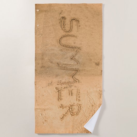 Summer Sand Strandtuch (Vorderseite)