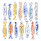 Summer School of Fish Aufkleber (Vorderseite)