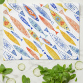 Summer School of Fish Tee Handtuch (Gefaltet)