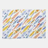 Summer School of Fish Tee Handtuch (Horizontal)