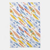 Summer School of Fish Tee Handtuch (Vertikal)