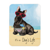 Summer Scottish Terrier Magnet (Vertikal)