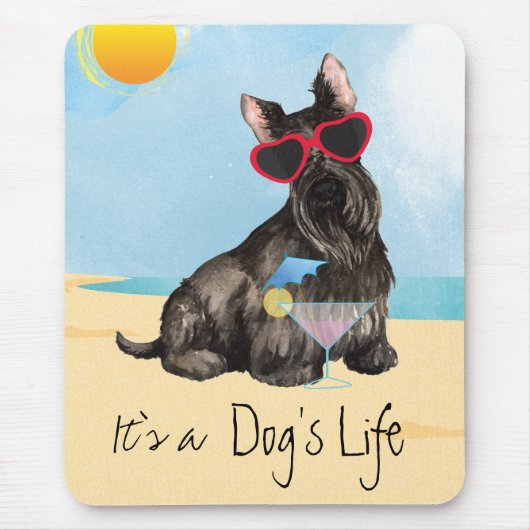 Summer Scottish Terrier Mousepad (Vorne)