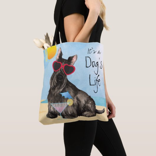 Summer Scottish Terrier Tasche (Von Nahem)
