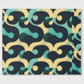 Summer Sea Breeze Mosaik Muster Geschenkpapier (Flach)