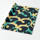 Summer Sea Breeze Mosaik Muster Geschenkpapier (Ungerollt)