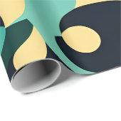 Summer Sea Breeze Mosaik Muster Geschenkpapier (Rolleneckpunkt)