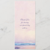 Summer Sea Menü Menükarte (Rückseite)