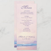 Summer Sea Menü Menükarte (Vorne/Hinten)