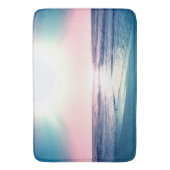 Summer Sea Sunset Tropical Beach Foto Badematte (Vorderseite Vertikal)