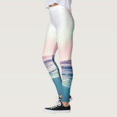 Summer Sea Sunset Tropical Beach Foto Leggings (Links)