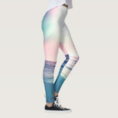 Summer Sea Sunset Tropical Beach Foto Leggings (Rechts)