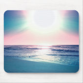 Summer Sea Sunset Tropical Beach Foto Mousepad (Vorne)