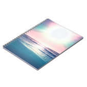 Summer Sea Sunset Tropical Beach Foto Notizblock (Linke Seite)