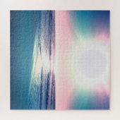 Summer Sea Sunset Tropical Beach Foto Puzzle (Horizontal)