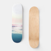 Summer Sea Sunset Tropical Beach Foto Skateboard (Vorderseite)