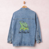 Summer Sea Turtle Floral Boho Blume Jeansjacke (Hangar)