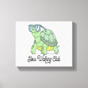 Summer Sea Turtle Floral Boho Blume Leinwanddruck