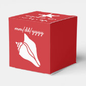 Summer Seashells in Cherry Gevor Box Geschenkschachtel (Rückseite)