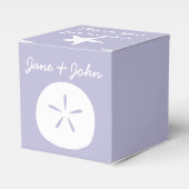 Summer Seashells in Lavender Gevor Box Geschenkschachtel (Vorderseite)