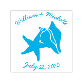 Summer Seashells Self-Inking Accent Briefmarke Permastempel (Design)