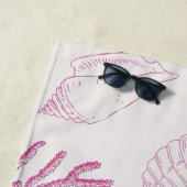Summer Seashells Strandtuch (Beispiel)