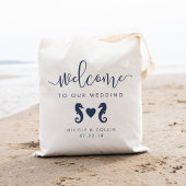 Summer Seepferd Wedding Welcome Bag Tragetasche