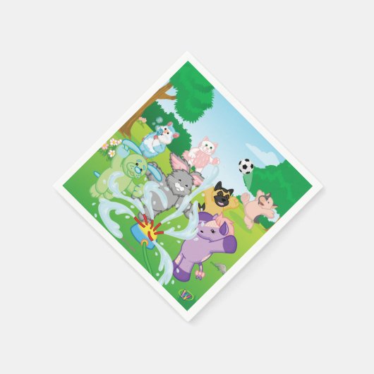 Summer Sensation Sprinkler Serviette (Ecke)