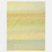 Summer Shade Watercolor Fleecedecke (Vorderseite)