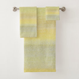 Summer Shades Watercolor Badhandtuch Set