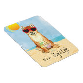 Summer Shiba Inu Magnet (Rechte Seite)