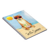 Summer Shiba Inu Notizblock (Rechte Seite)