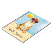 Summer Shiba Inu Notizblock (Linke Seite)