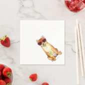 Summer Shiba Inu Serviette (Beispiel)