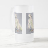 Summer Siren Mattierte Bier Tasse (Vorderseite Links)