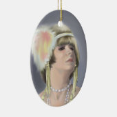 Summer Siren Oval Ornament (Rechts)