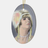 Summer Siren Oval Ornament (Links)