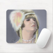 Summer Siren Portrait Mousepad (Mit Mouse)