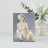 Summer Siren Postcard Postkarte (Stehend Vorderseite)