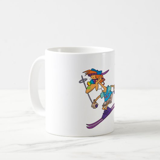 Summer Skier Kaffeetasse (Vorderseite Links)