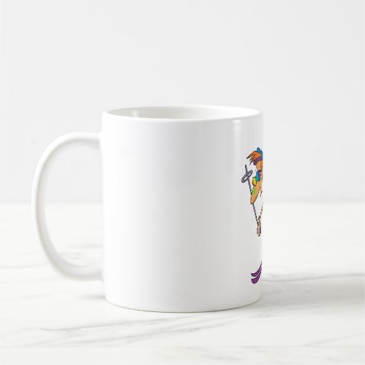 Summer Skier Kaffeetasse (Links)
