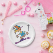 Summer Skier Pappteller (Party)